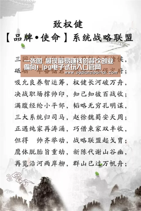 一张图 展现最易赚钱的餐饮创业偏向!|pg电子试玩入口官网(图3) pg电子试玩入口